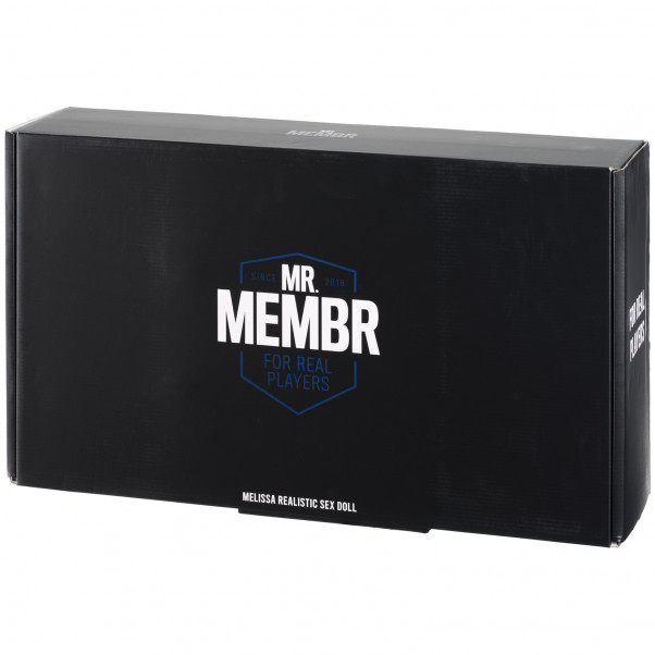 Mr. Membr Melissa Aidonkaltainen Seksinukke Kuva tuotepakkauksesta 90