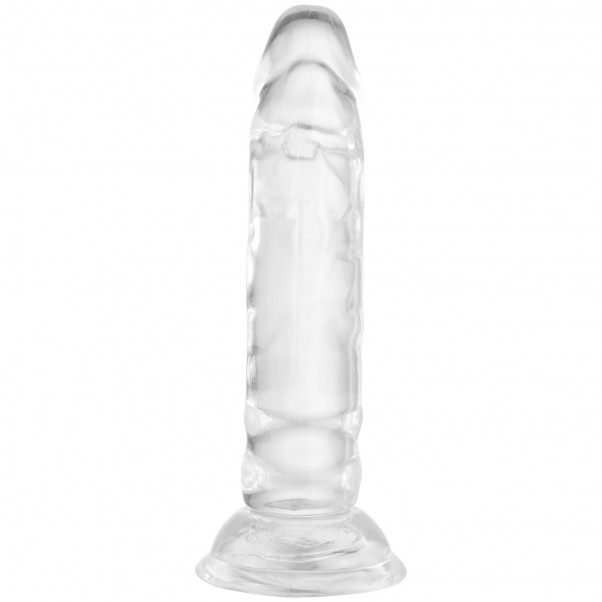 Willie City Aidonkaltainen Kirkas Dildo Imukupilla 13 cm 2