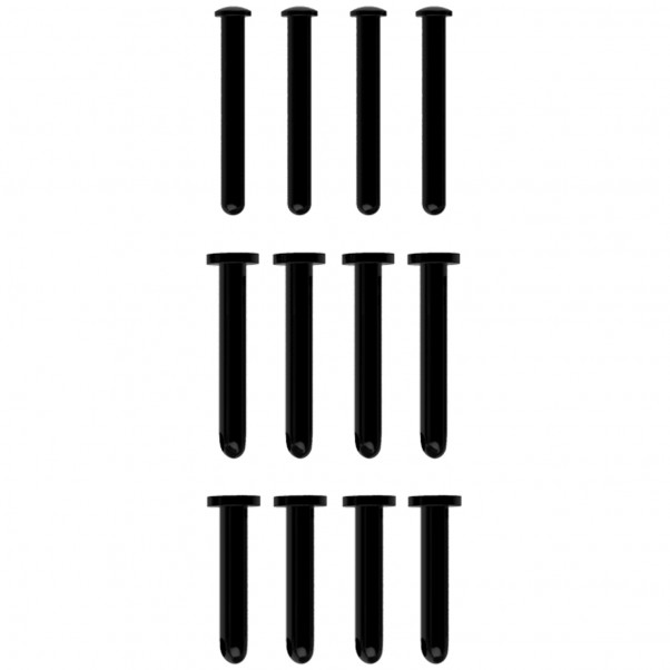 Mancage Musta Vaihtotappisetti 12 kpl Tuotekuva 1