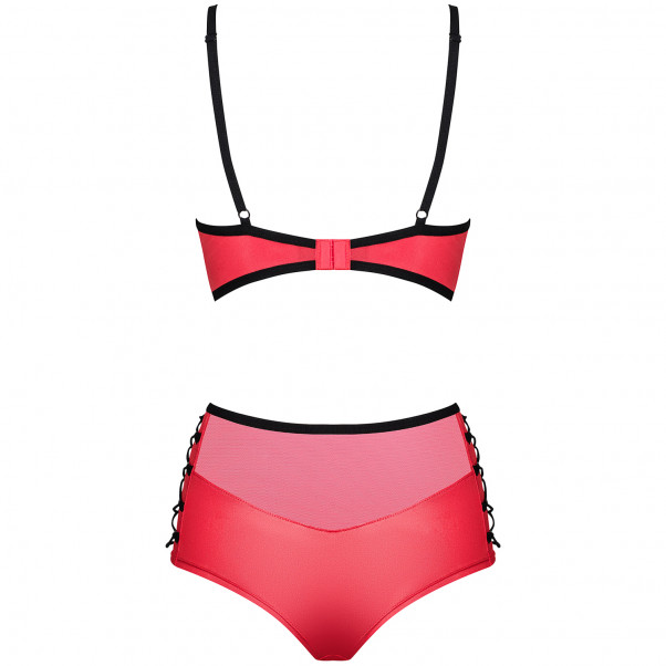 Obsessive Leatheria Punainen Rintaliivisetti Tuotekuva 4