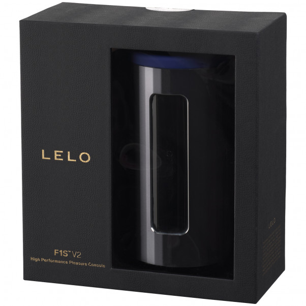 LELO F1S V2 Blue Pleasure Console Masturbaattori Kuva tuotepakkauksesta 90