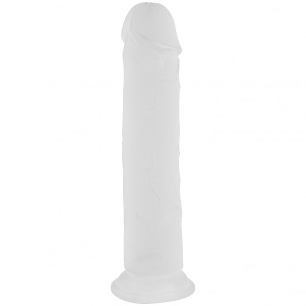 Willie City Aidonkaltainen Huurrettu Kirkas Dildo Imukupilla 22 cm Tuotekuva 1