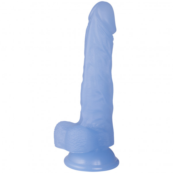 Baseks Jellies Aidonkaltainen Pieni Sininen Dildo Imukupilla 20 cm Tuotekuva 1