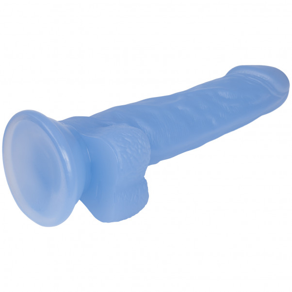 Baseks Jellies Aidonkaltainen Pieni Sininen Dildo Imukupilla 20 cm Tuotekuva 4