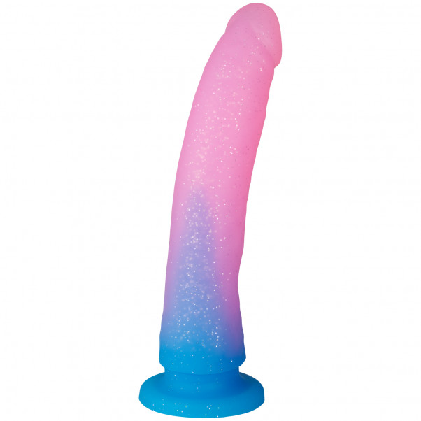 Baseks Gradient Glitter Iso Sininen Dildo 22,5 cm Tuotekuva 1