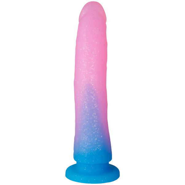 Baseks Gradient Glitter Iso Sininen Dildo 22,5 cm Tuotekuva 2