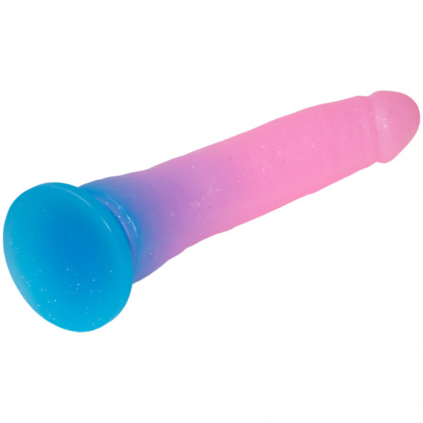 Baseks Gradient Glitter Iso Sininen Dildo 22,5 cm Tuotekuva 3