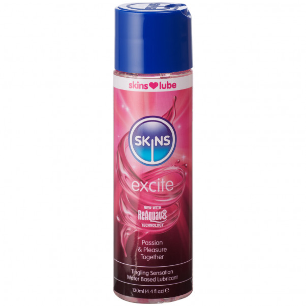 Skins Excite Tingling Vesipohjainen Liukuvoide 130 ml Tuotekuva 1