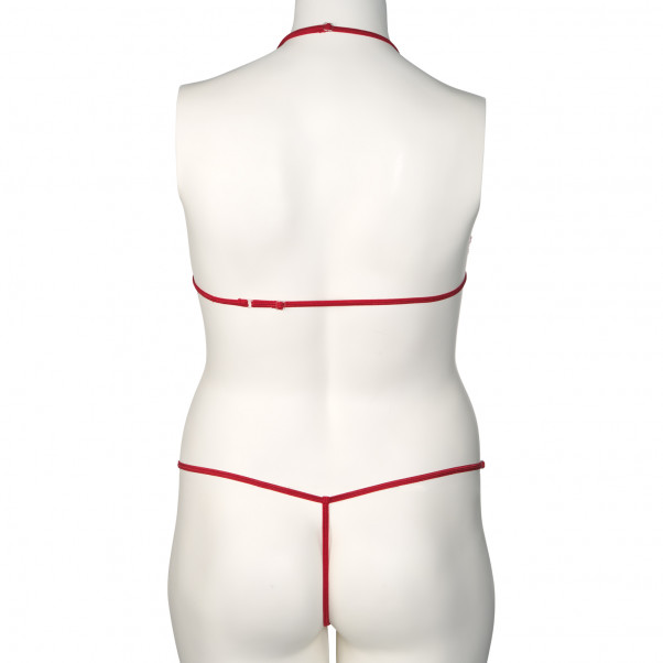 Nortie Plus Size Friia Punainen Haaraton Alusasusetti Tuotekuva 8