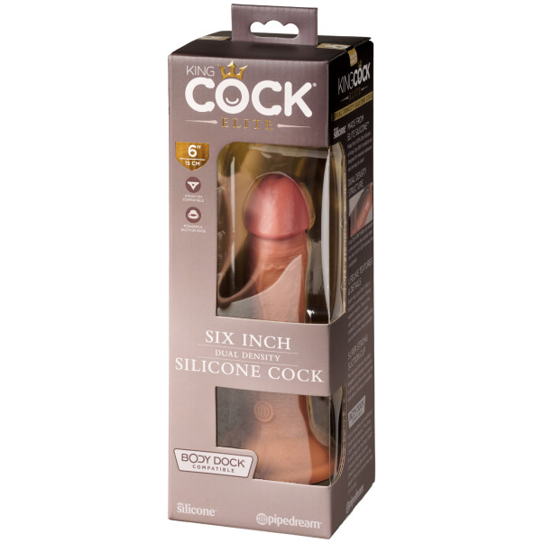 King Cock Elite Dual Density Silikonidildo 18 cm Kuva tuotepakkauksesta 90