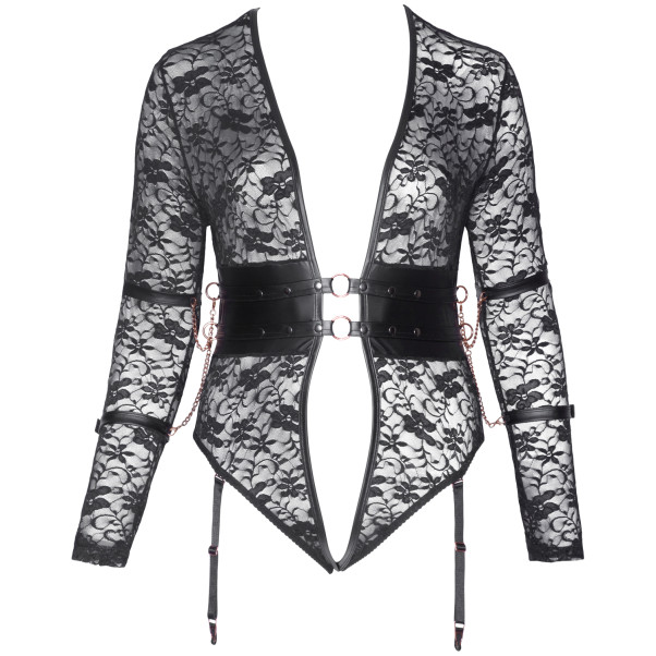 Cottelli Bondage Plus Size Haaraton Pitkähihainen Body Tuotekuva 3