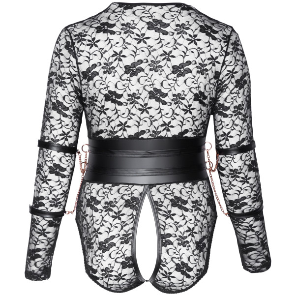 Cottelli Bondage Plus Size Haaraton Pitkähihainen Body Tuotekuva 4