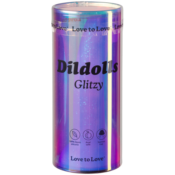 Love To Love Dildolls Glitzy Dildo 19 cm Kuva tuotepakkauksesta 90