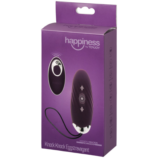 Joy Knock Knock Eggstravagant Värisevä Kiihotinkuula Kaukosäätimellä Kuva tuotepakkauksesta 90