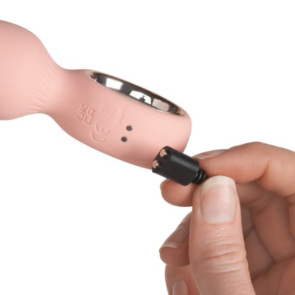 Sinful Color Up Persikanvärinen Anaalivibraattori Kuva tuotteesta kädessä 51