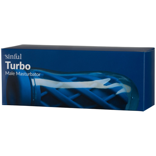 Sinful Turbo Masturbaattori Kuva tuotepakkauksesta 90