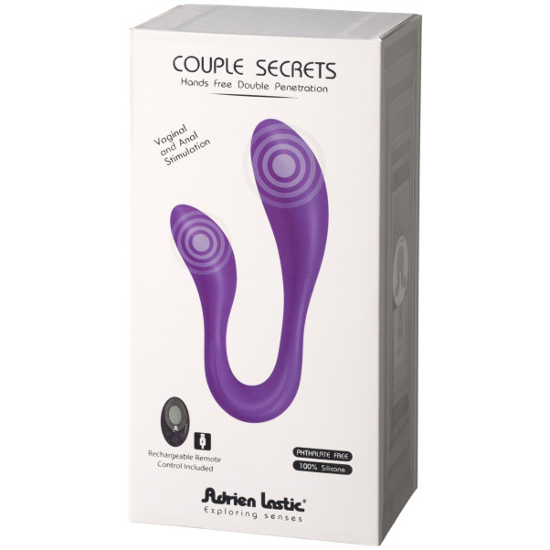 Adrien Lastic Couple Secrets II Kauko-ohjattava Tuplavibraattori Kuva tuotepakkauksesta 90