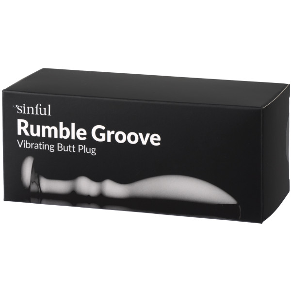 Sinful Rumble Groove Värisevä Anustappi Kuva tuotepakkauksesta 90