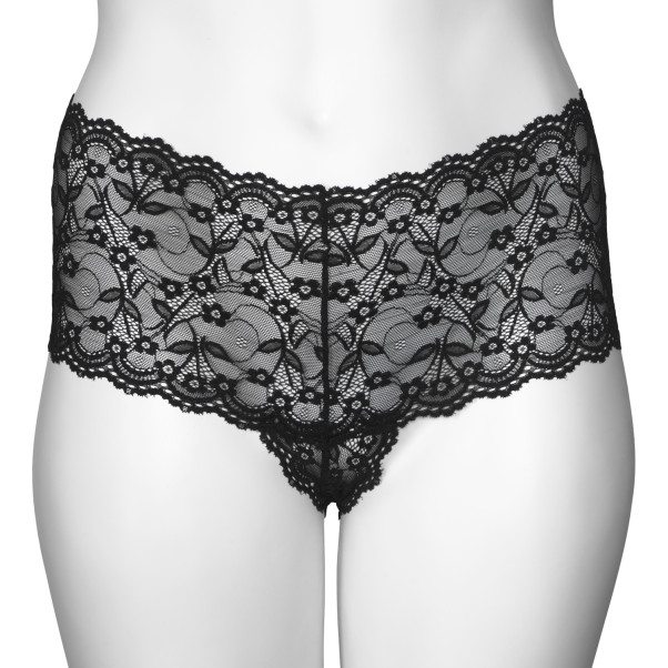 NORTIE Flora Plus Size Mustat Hipsterit Tuotekuva 5