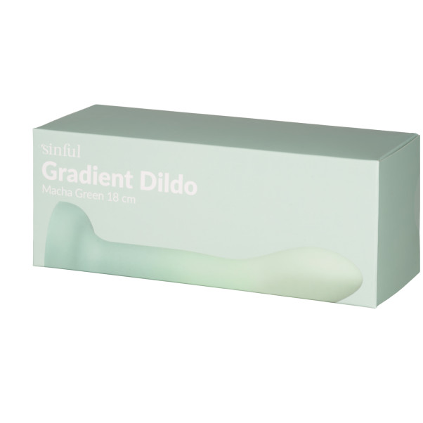 Sinful Gradient Macha Green Dildo 18 cm Kuva tuotepakkauksesta 90
