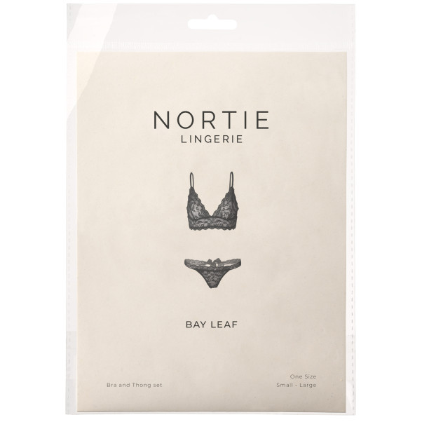 NORTIE Bay Leaf Musta Alusasusetti Kuva tuotepakkauksesta 90