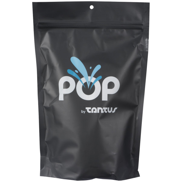 Tantus POP Slim Ejakuloiva Dildo Kuva tuotepakkauksesta 90