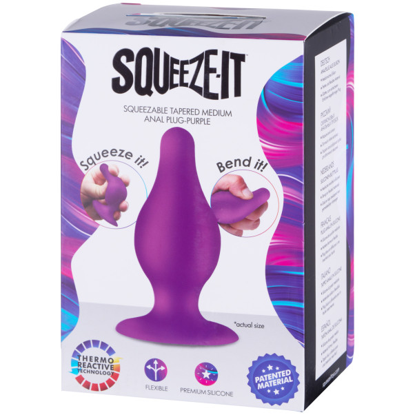 Squeeze-It Squeezable Keskikokoinen Anustappi Kuva tuotepakkauksesta 90