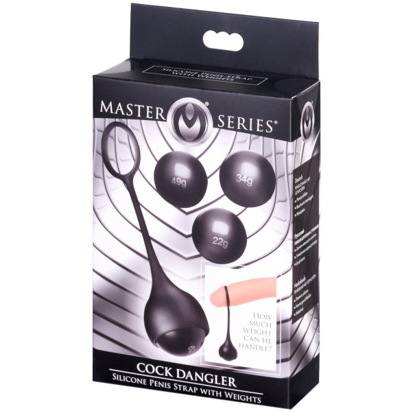 Master Series Cock Dangler Penisremmi Painoilla Kuva tuotepakkauksesta 90