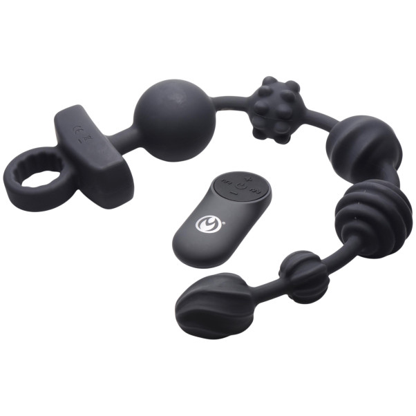 Master Series Dark Rattler Kauko-ohjattavat Värisevät Anaalihelmet Tuotekuva 1