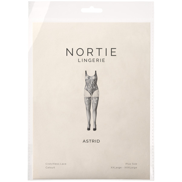 NORTIE Astrid Plus Size Haaraton Catsuit Kuva tuotepakkauksesta 90