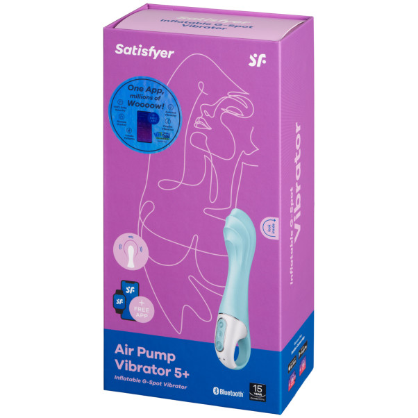 Satisfyer Air Pump 5 Connect Sovelluksella Ohjattava Pumpattava Vibraattori Kuva tuotepakkauksesta 91