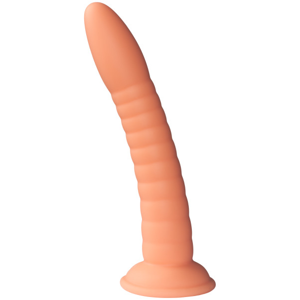 Dillio Platinum Wild Thing Peach Dildo Imukupilla 17,2 cm Tuotekuva 1
