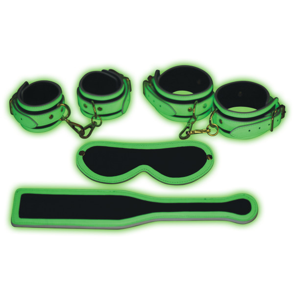 Master Series Kink In The Dark Pimeässä Hohtava Bondagesetti Tuotekuva 2