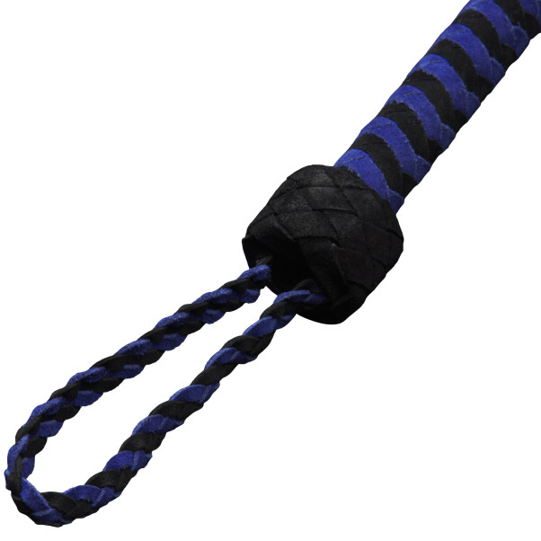 Strict Leather Blue Suede Flogger-piiska 90 cm Tuotekuva 2