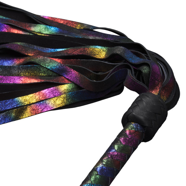 Strict Rainbow Nahkainen Flogger-piiska 90,5 cm Tuotekuva 2