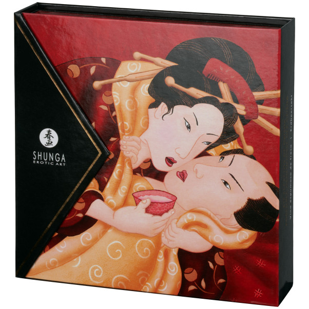 Shunga Geisha's Secrets Collection Sparkling Strawberry Wine Intiimihierontasetti Kuva tuotepakkauksesta 90