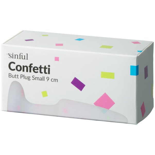 Sinful Confetti Pieni Anustappi Kuva tuotepakkauksesta 90