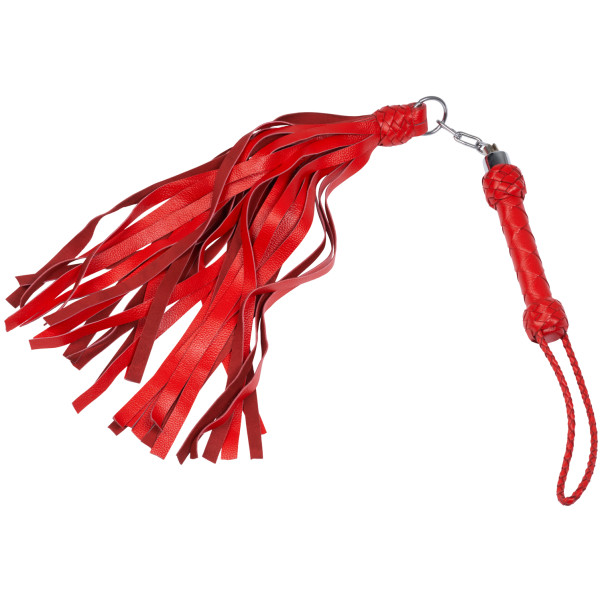 Mister B Impact Premium Leather Nahkainen Flogger-piiska 41 cm Tuotekuva 1