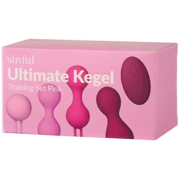 Sinful Ultimate Kegel Pink Geishakuulasetti Kiihotinkuulalla Kuva tuotepakkauksesta 90