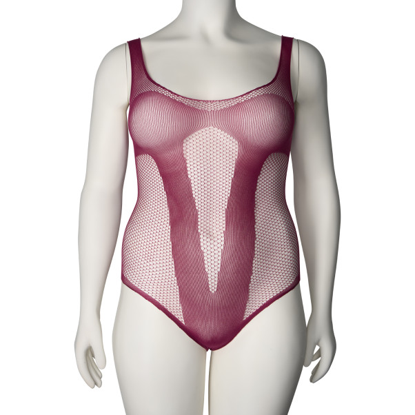 NORTIE Forest Acid Plus Size Viininpunainen Body Tuotekuva 4