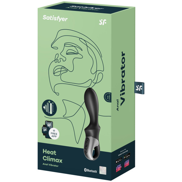 Satisfyer Heat Climax Anaalivibraattori Kuva tuotepakkauksesta 90