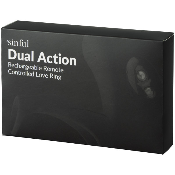 Sinful Dual Action Love Ring Kauko-ohjattava Penisrengas Kuva tuotepakkauksesta 90