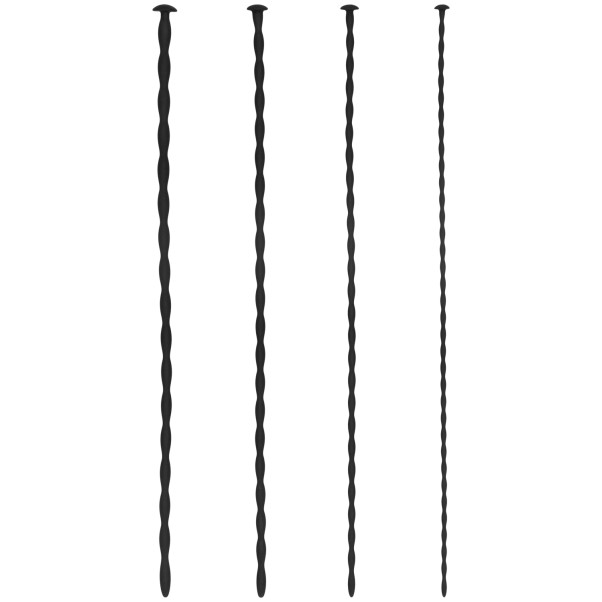 Ouch! Silikoninen Spiraalinmuotoinen Penisplugisetti Tuotekuva 1