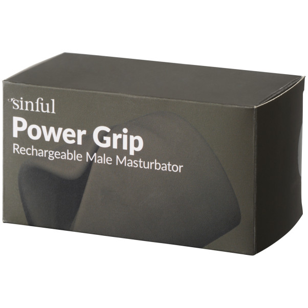 Sinful Power Grip Ladattava Masturbaattori Kuva tuotepakkauksesta 90