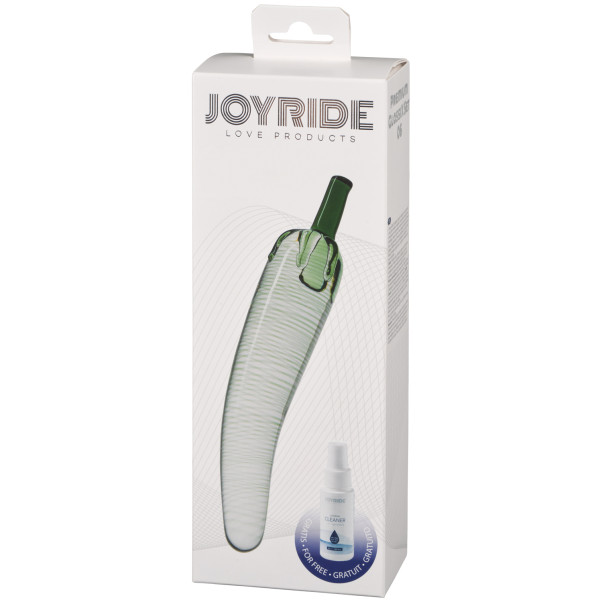 JOYRIDE Premium GlassiX 06 Lasidildo 22 cm Kuva tuotepakkauksesta 90