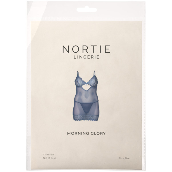 NORTIE Morning Glory Plus Size Yönsininen Chemise Kuva tuotepakkauksesta 90