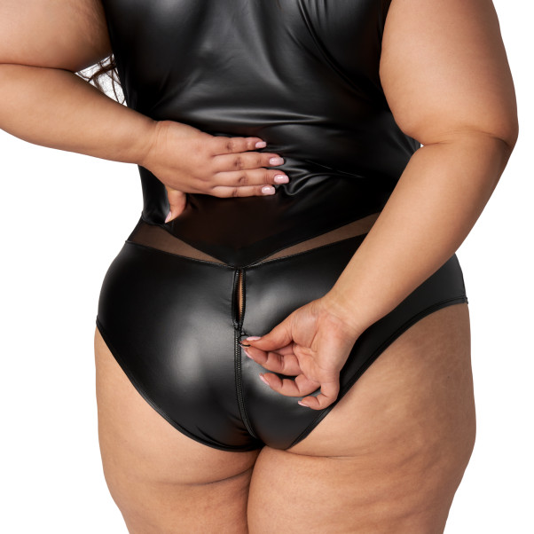 NORTIE Fetish Plus Size Wetlook Haaraton Body Tuotekuva 4