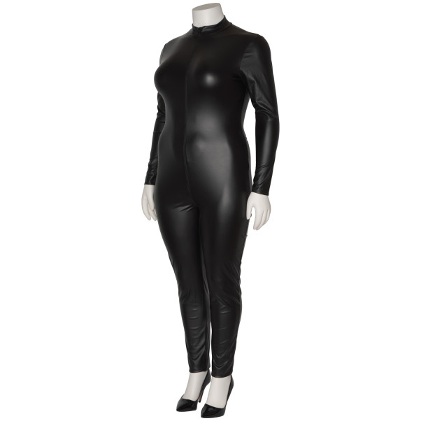 NORTIE Fetish Plus Size Wetlook Haaraton Catsuit Tuotekuva 6