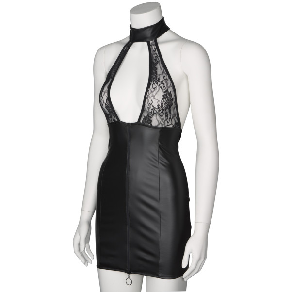 NORTIE Fetish Wetlook Mekko Keyhole-pääntiellä Tuotekuva 6