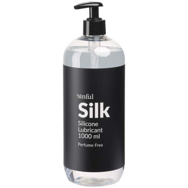 Sinful Silk Silikonipohjainen Liukuvoide 1000 ml Tuotekuva 1